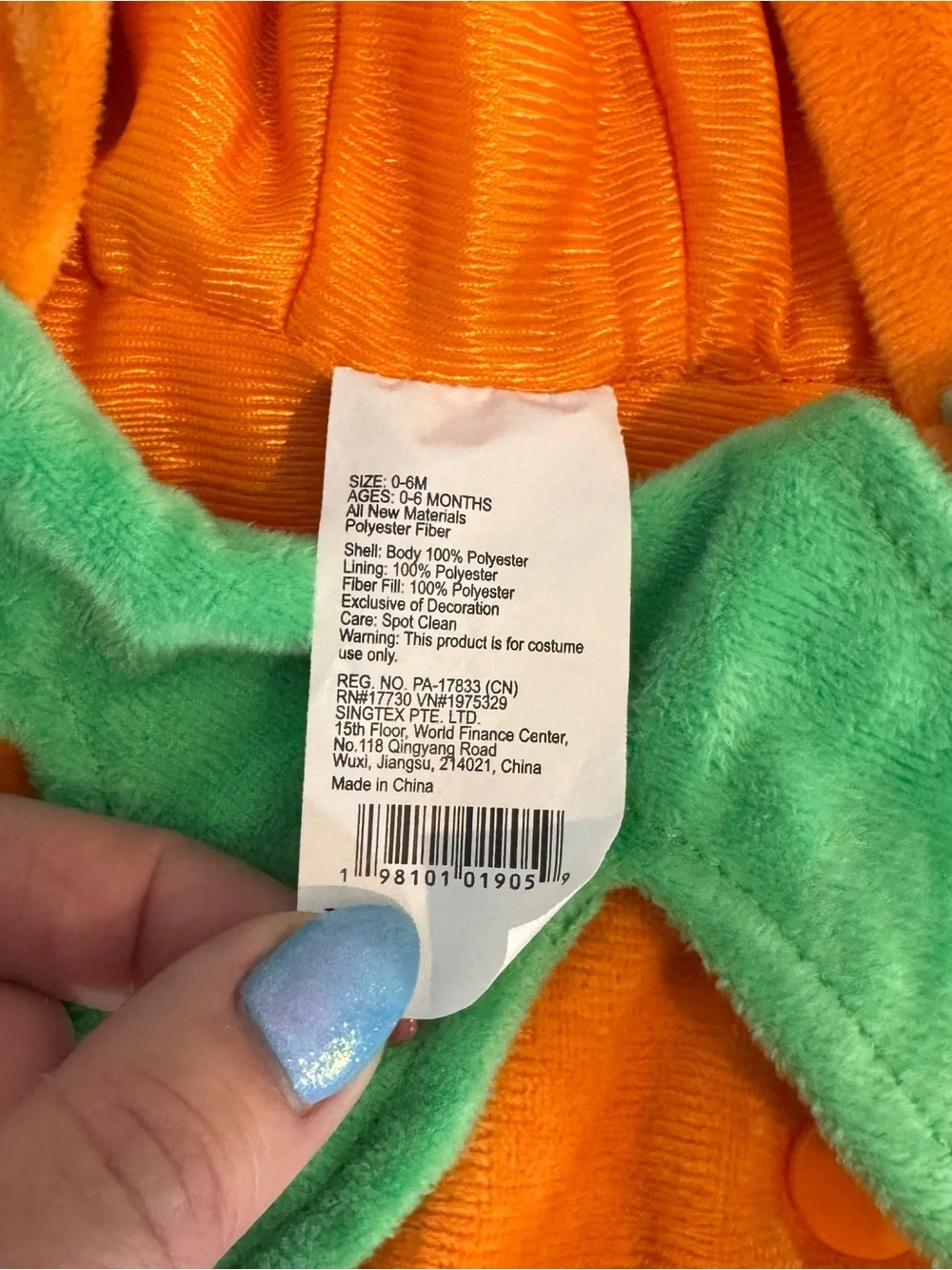 Target Pumpkin Baby Costume